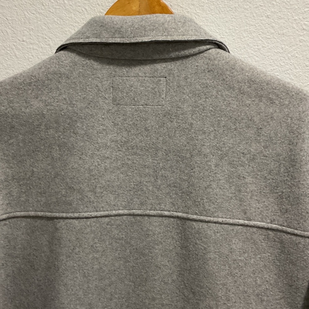 Banana Republic Light Gray Shirt Jacket MEDIUM - Picture 5 of 12